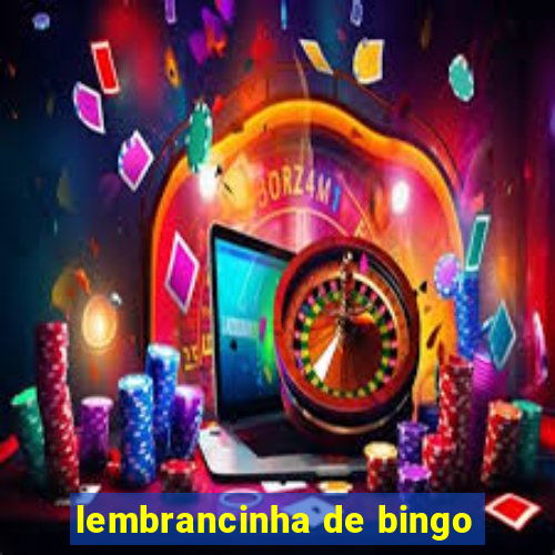 lembrancinha de bingo